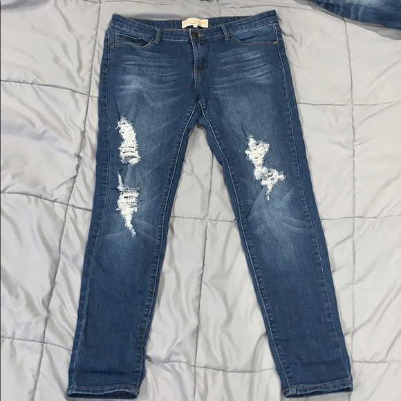 Cafe Denim Premium Skinny Jeans - Picture 1 of 4